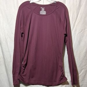 GAIAM Women's Long Sleeve Top - Deep Purple